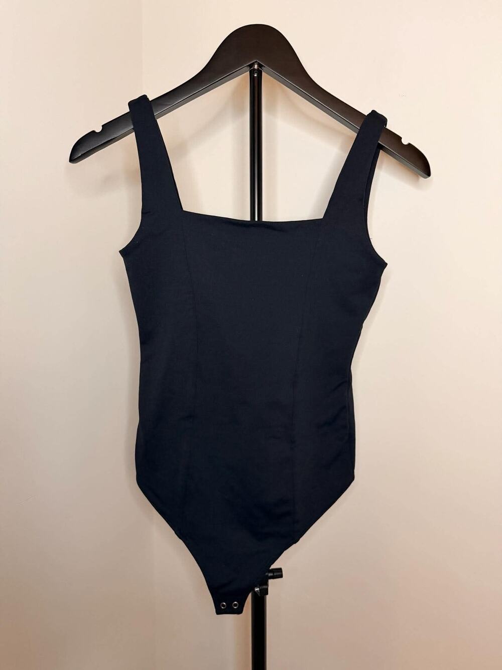Abercrombie & Fitch Black Square Neck Bodysuit Womenβs Small